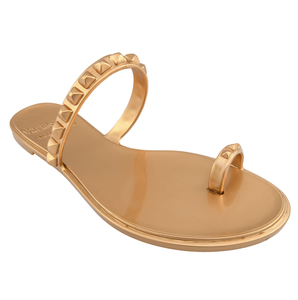 Maria Flat Sandal – Metallic Jelly