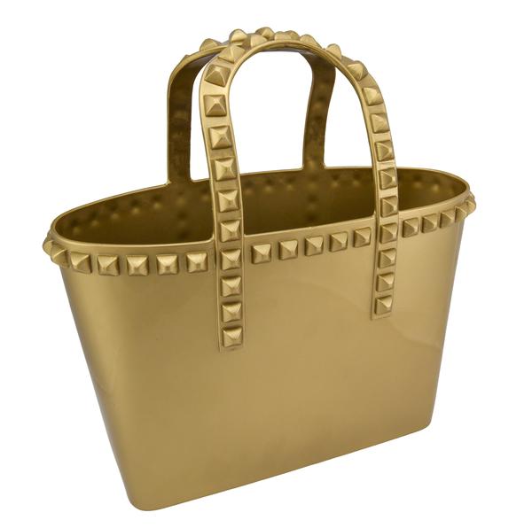 Miriam Micro-Mini Tote - Metallic Jelly