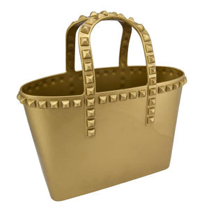 Miriam Micro-Mini Tote - Metallic Jelly