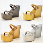 Carregar imagem no visualizador da galeria, Tonino Wedge – Metallic Jelly
