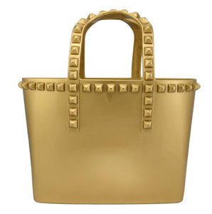 Miriam Micro-Mini Tote - Metallic Jelly