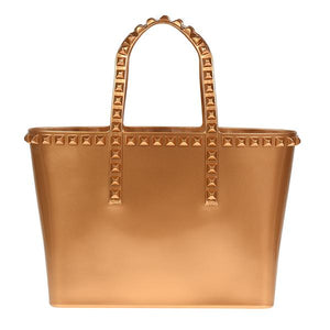 Miriam Micro-Mini Tote - Metallic Jelly