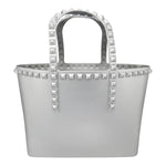 Load image into Gallery viewer, Miriam Micro-Mini Tote - Metallic Jelly

